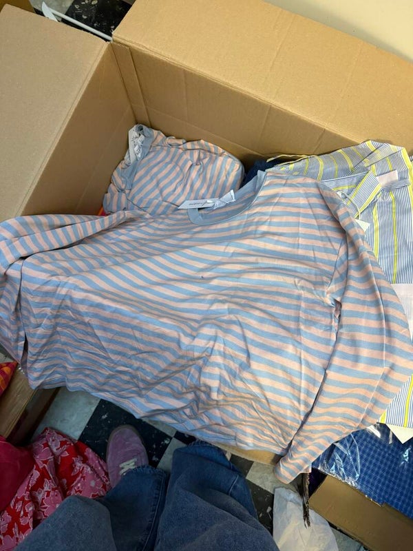 Lot longsleeve blue yellow