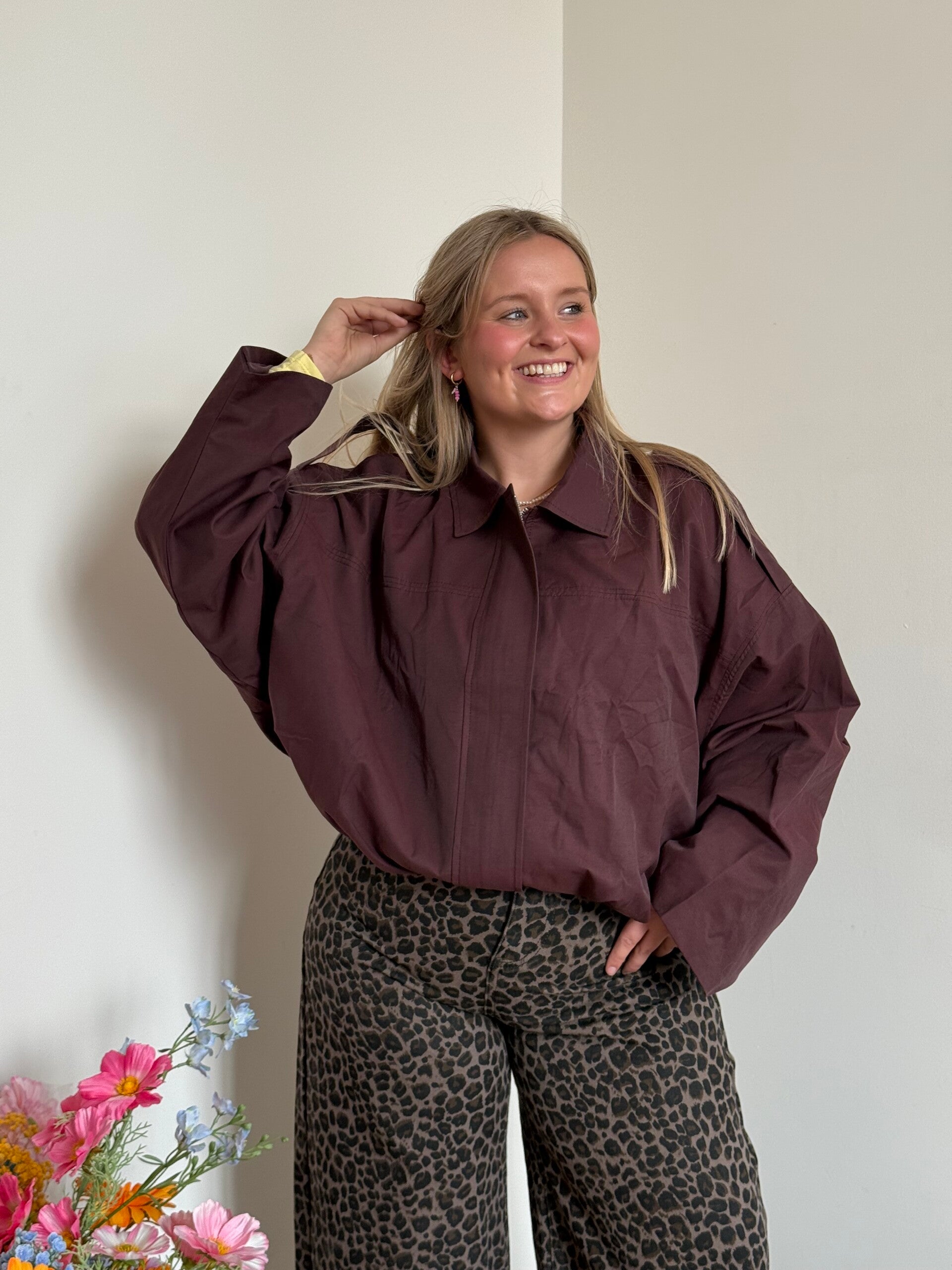 Mia jacket dark bordeaux