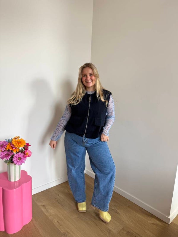 Rosie debardeur navy blue