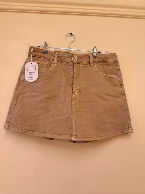 Suze skirt dark beige