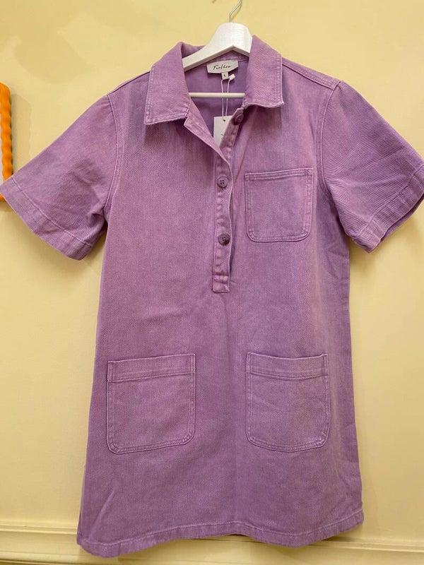 Roosje jeansdress lilac