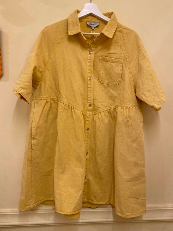 Sonia jeansdress yellow