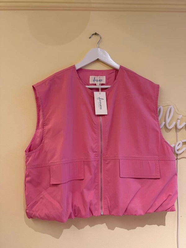 Rosalie vest pink