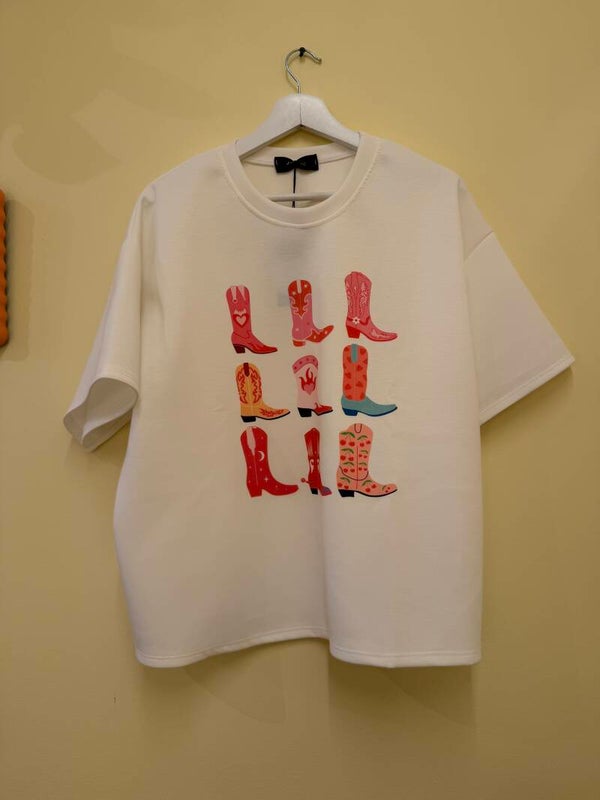 Jody t-shirt cowboy boots
