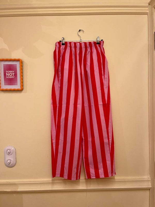 Pipa pants pink red