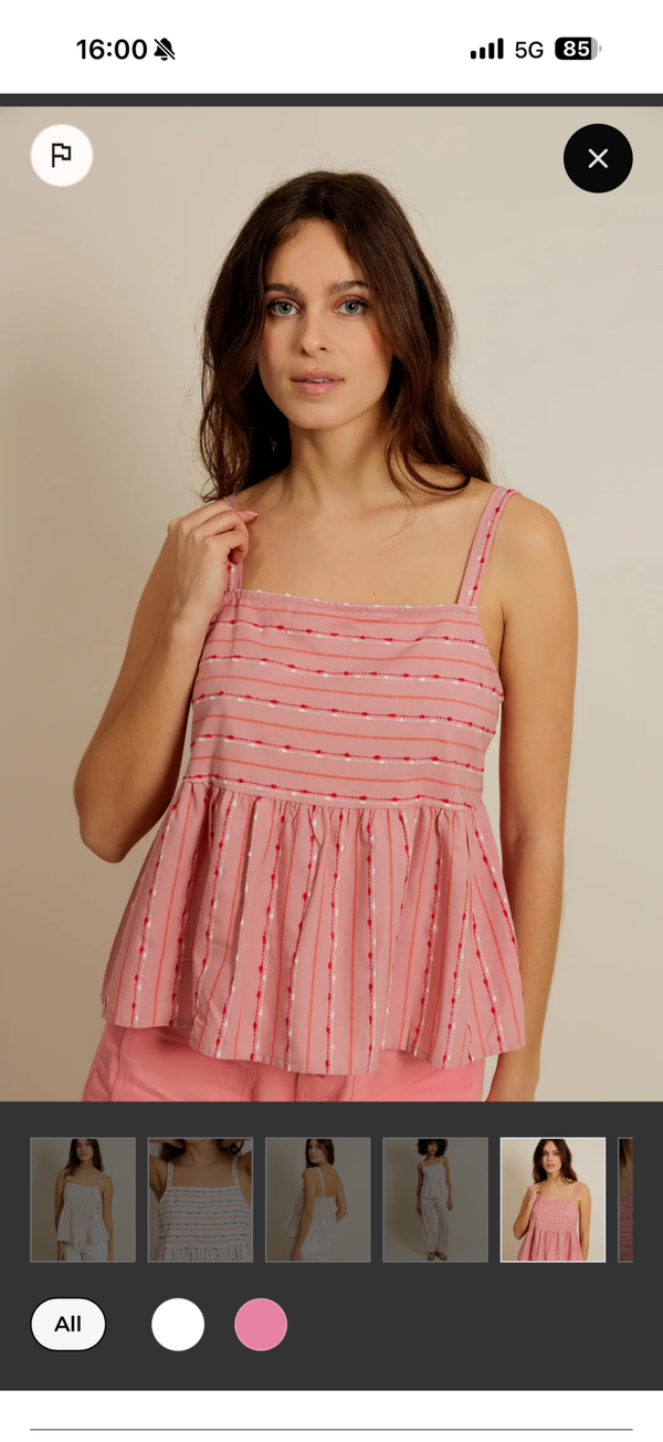 Amandine top pink