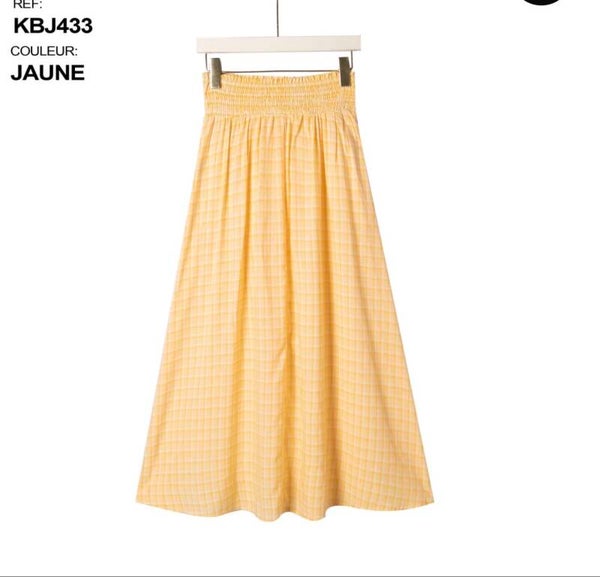 Gaelle skirt long yellow