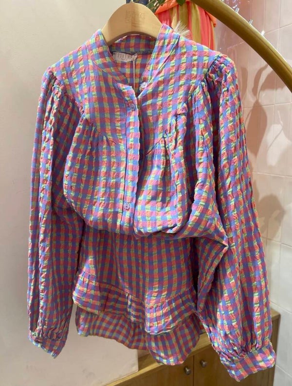 Merel set vichy purple