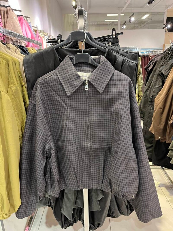 Amalia jacket checkered blue