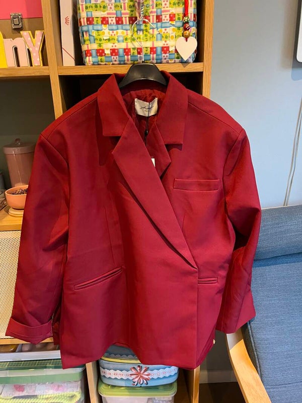 Jasmijn blazer burgundy