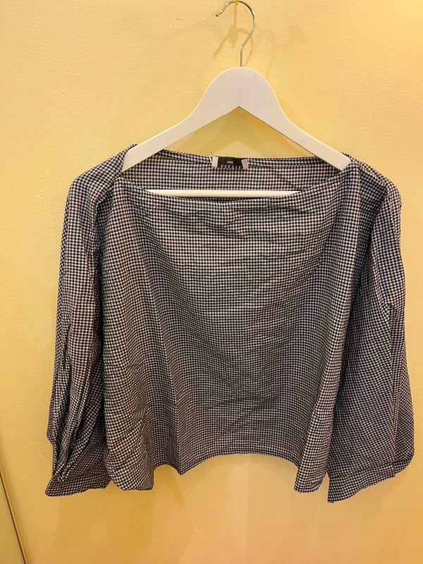 Caro blouse vichy blue