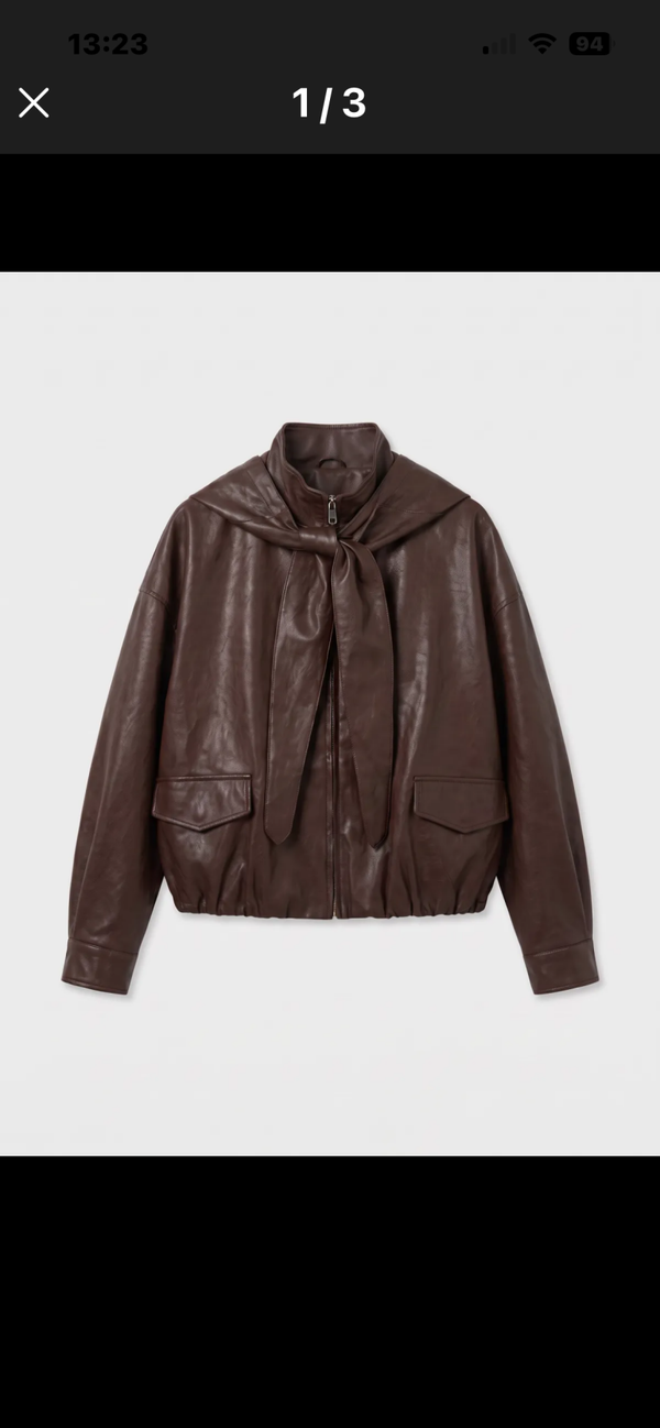 Shania bomberjack faux leather