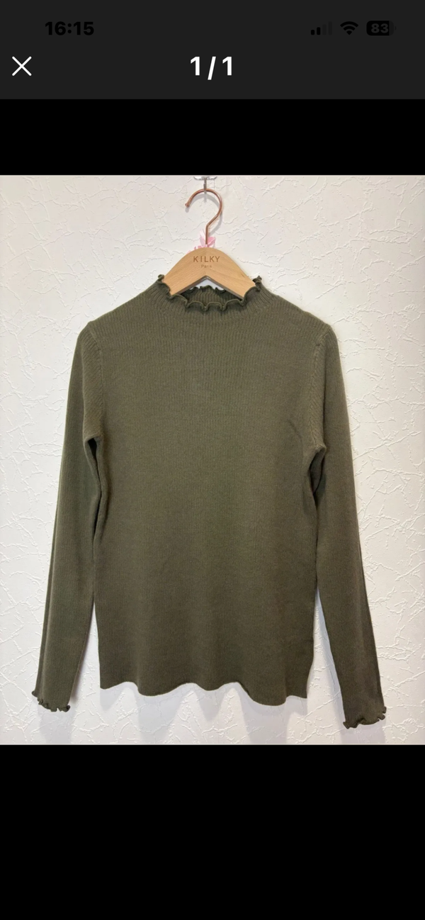 Frie longsleeve kaki