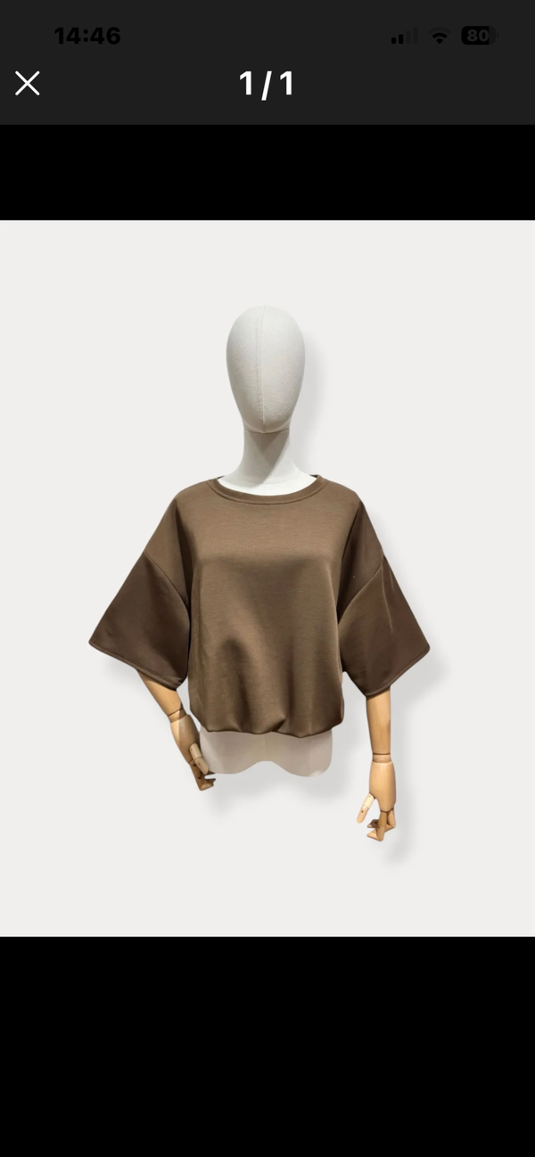 Lari t-shirt choco