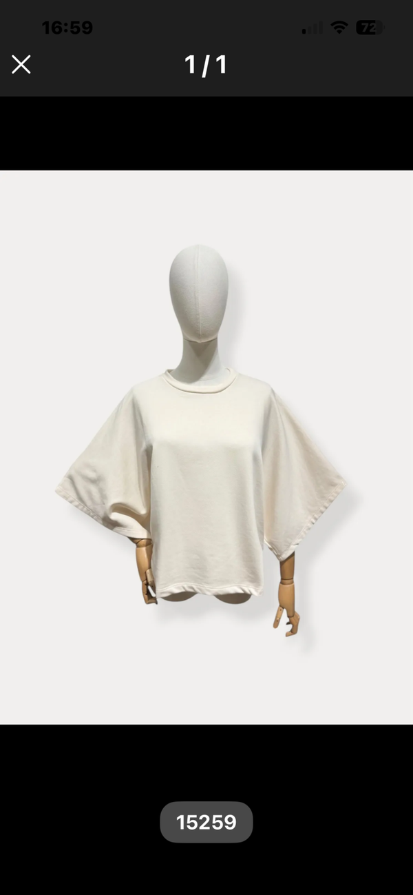 Lisa oversized t-shirt ecru