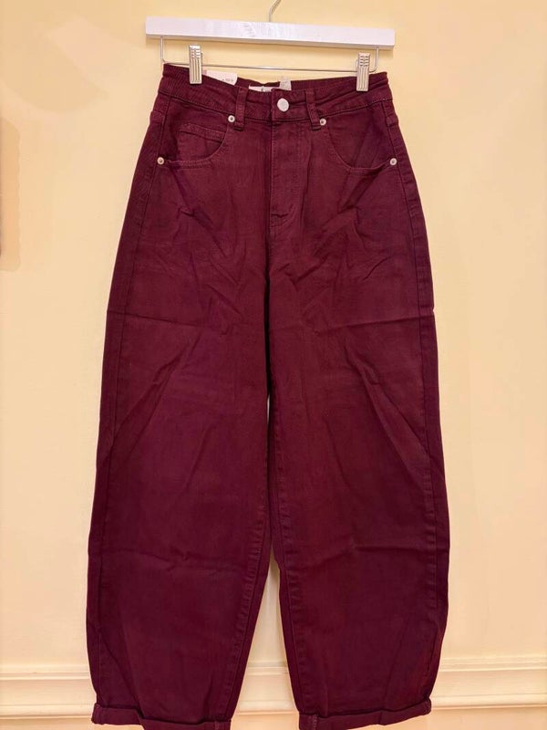 Luna balloon pants bordeaux