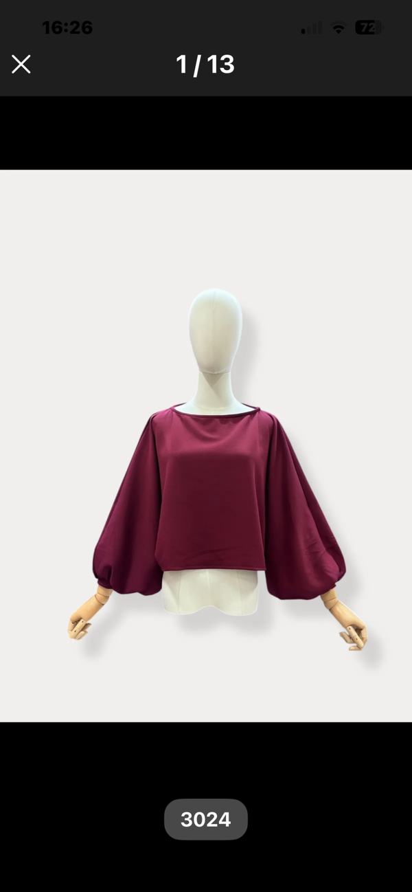 Loeka blouse burgundy