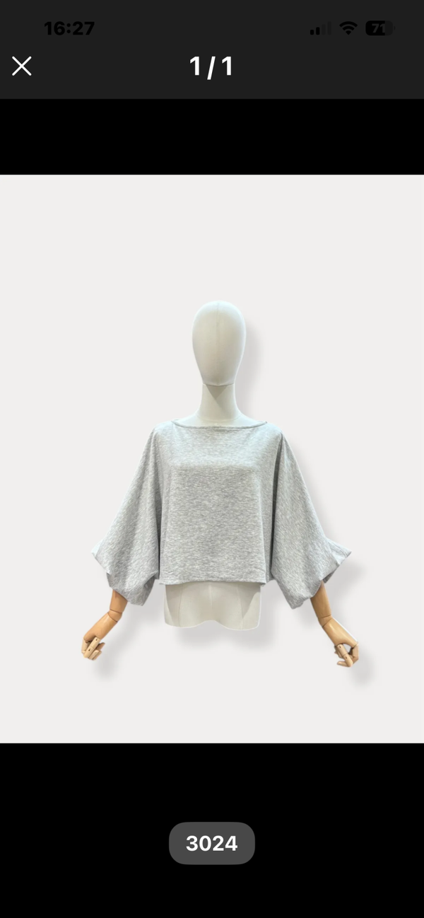 Loeka blouse light grey