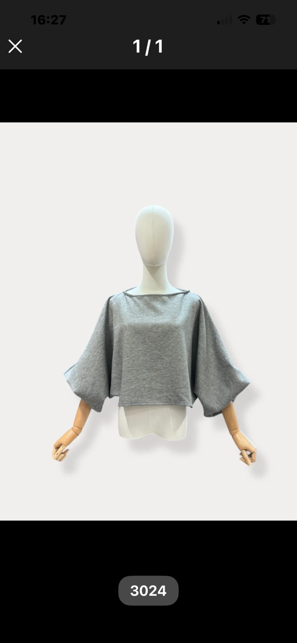 Loeka blouse dark grey