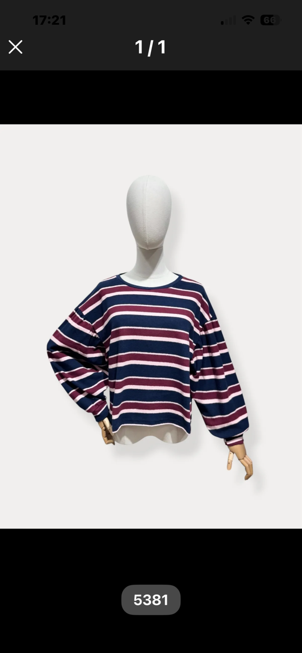 Flore striped longsleeve navy