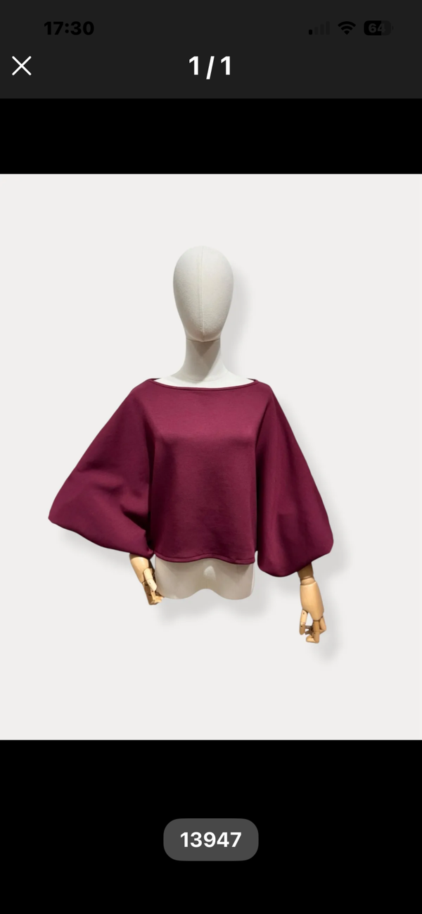 Anke blouse burgundy
