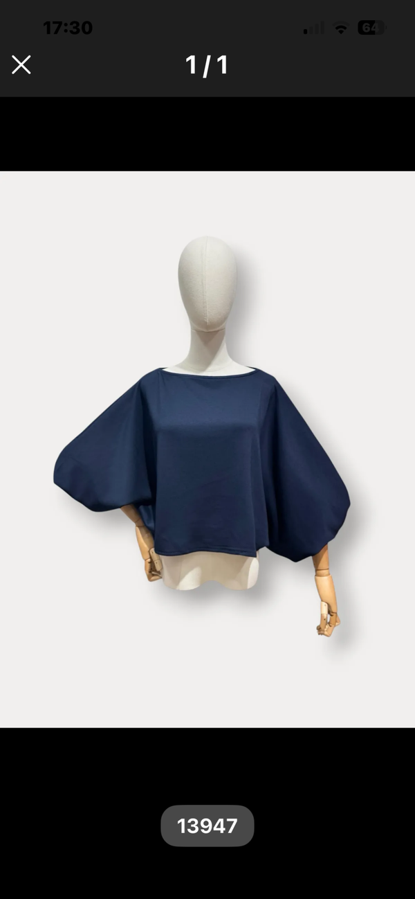 Anke blouse navy