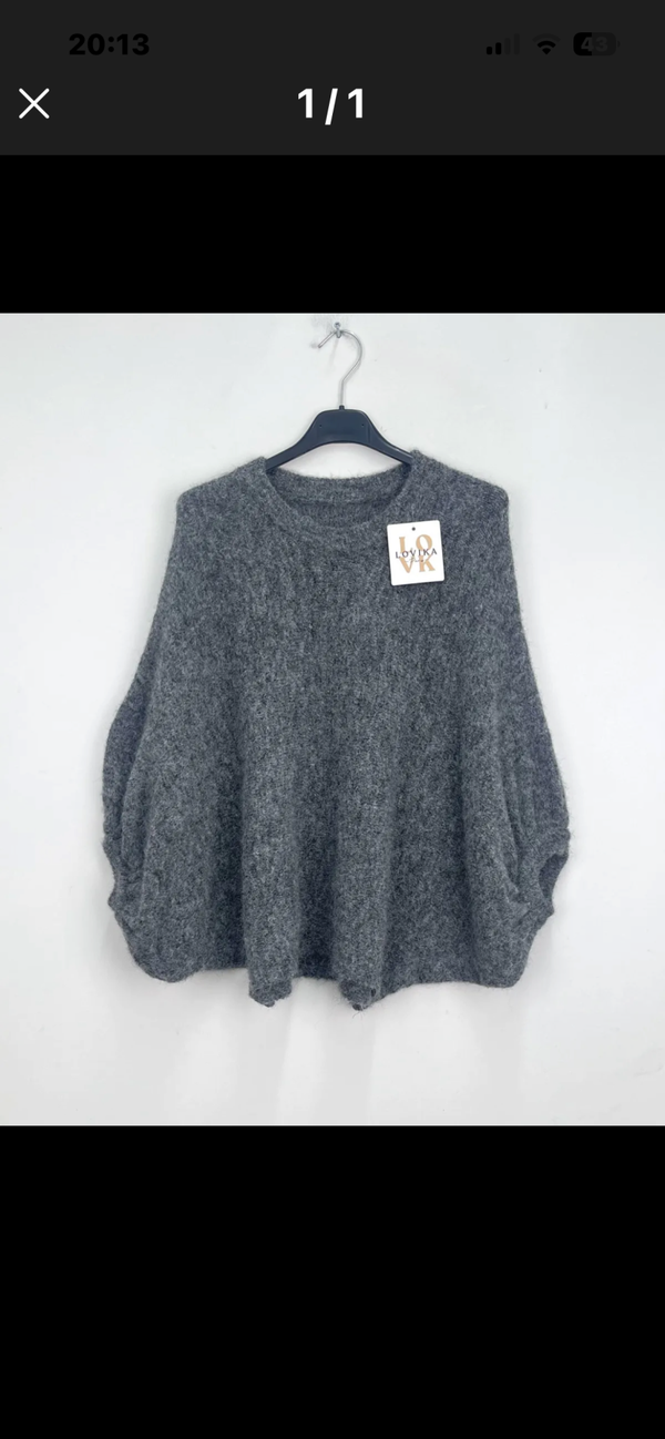 Alix sweater dark grey