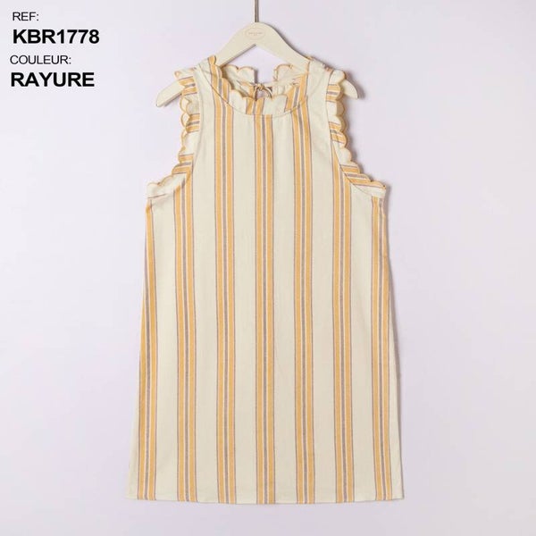 Aline dress beige yellow