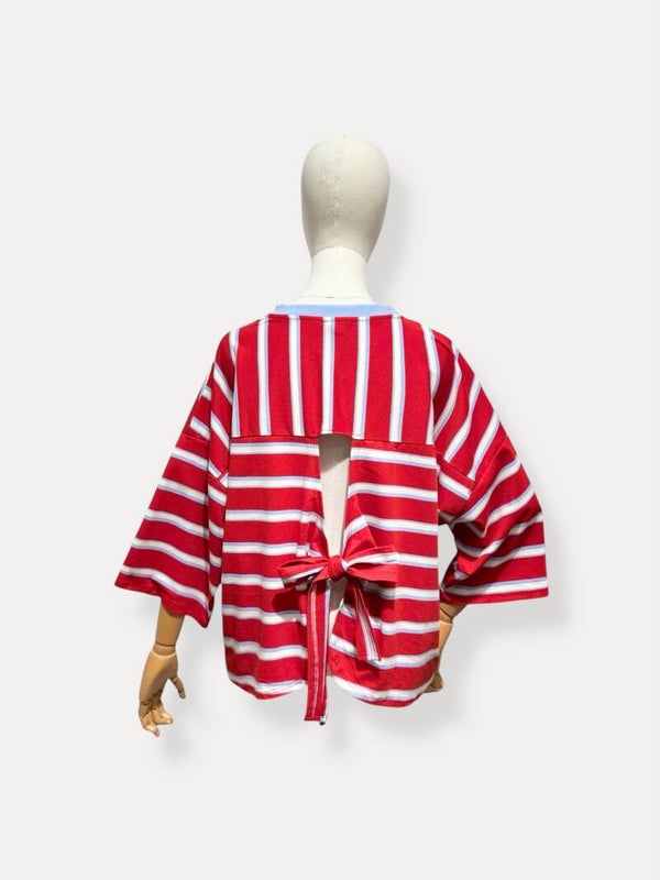 Luca t-shirt red blue
