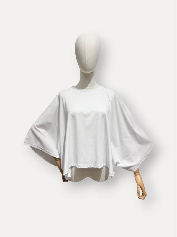 Loes longsleeve white wide sleeves