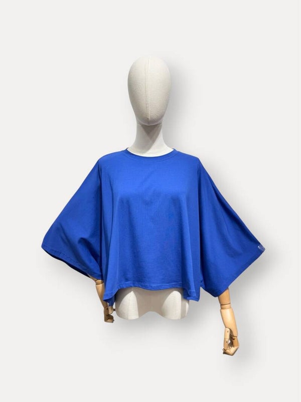 Loes longsleeve cobalt blue wide sleeves