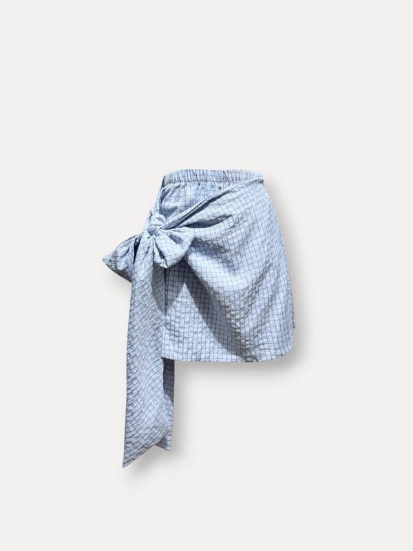 Imke skirt vichy light blue