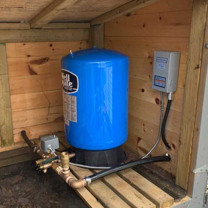 Pressure tank replacement in Leduc county