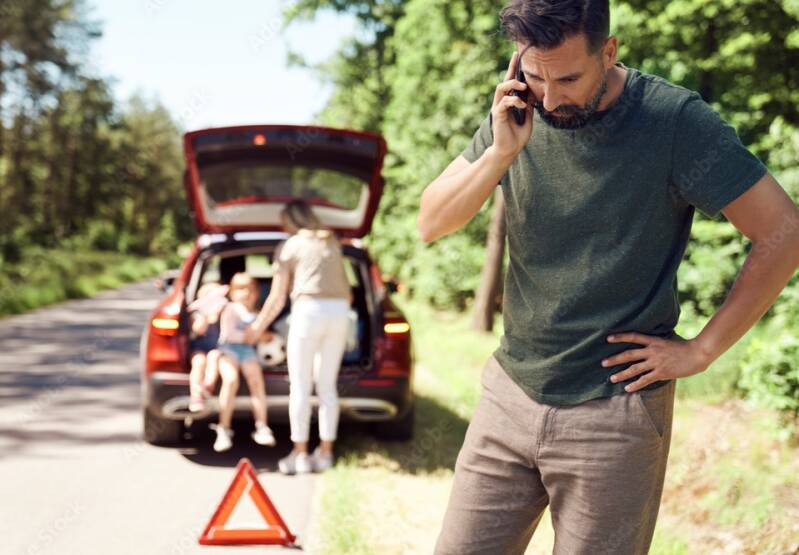 CALLING ROADSIDE ASSISTANCE FOR HELP