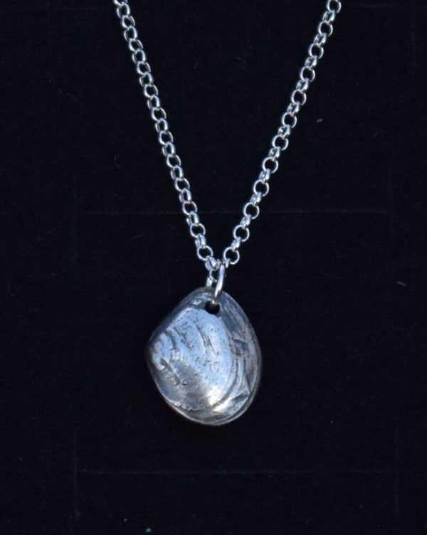 Pure Silver Full Baltic Tellin Shell