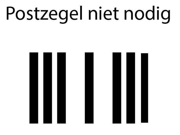 Label: antwoordnummer & FIM-code