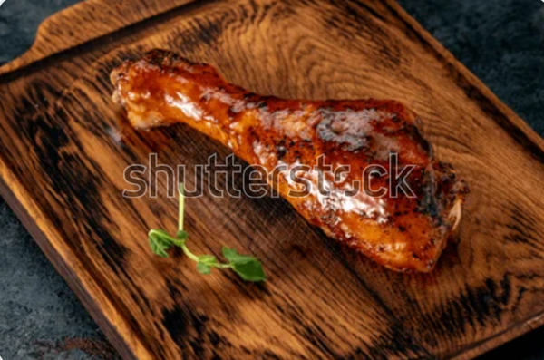 TURKEY LEG DINNER / 2 SIDES