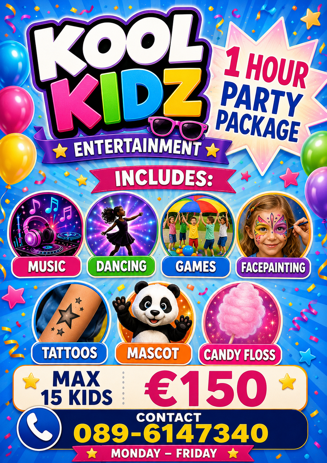1 hour Party
