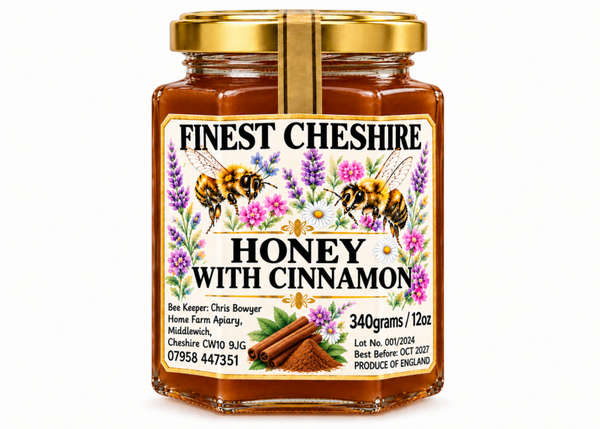 Finest Cheshire Honey With Cinnamon