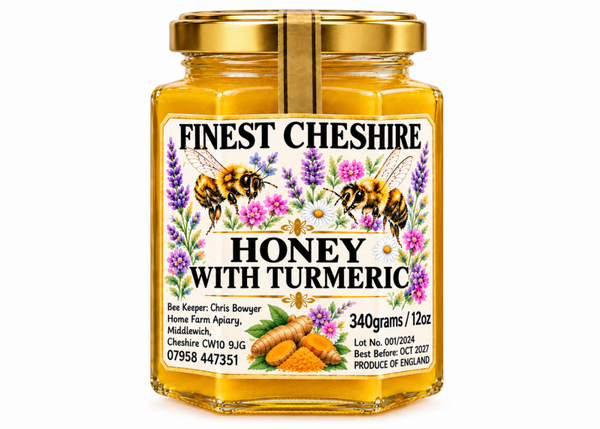 Finest Cheshire Honey With Turmeric
