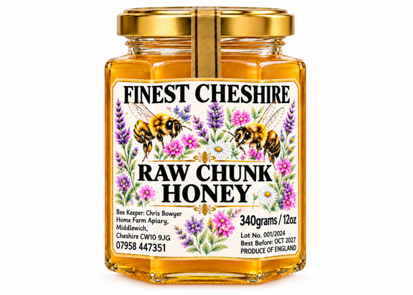 Finest Cheshire Raw Chunk Honey
