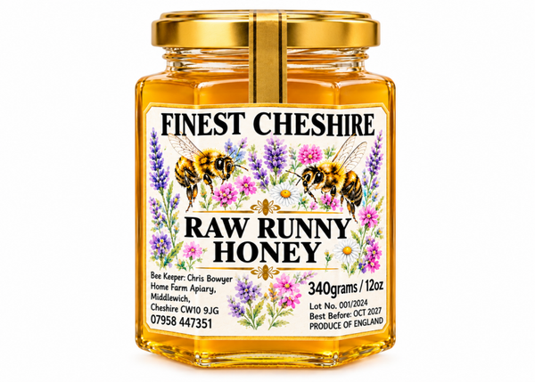 Finest Cheshire Raw Runny Honey