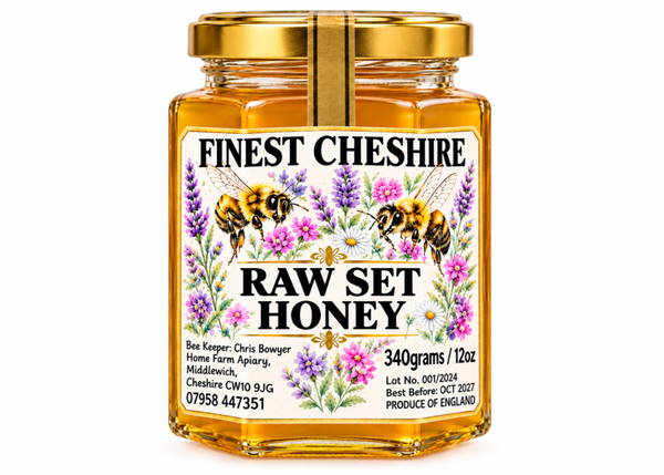 Finest Cheshire Raw Set Honey