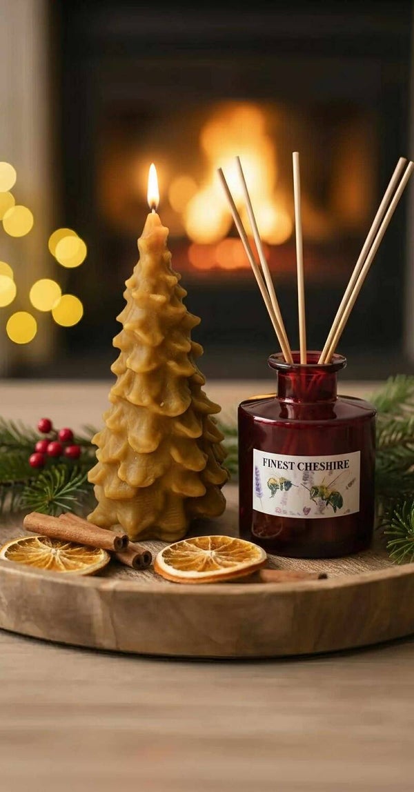 Large Christmas Tree Candle.