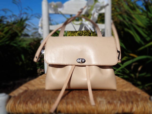 Lederen buckettas Nasumaleather