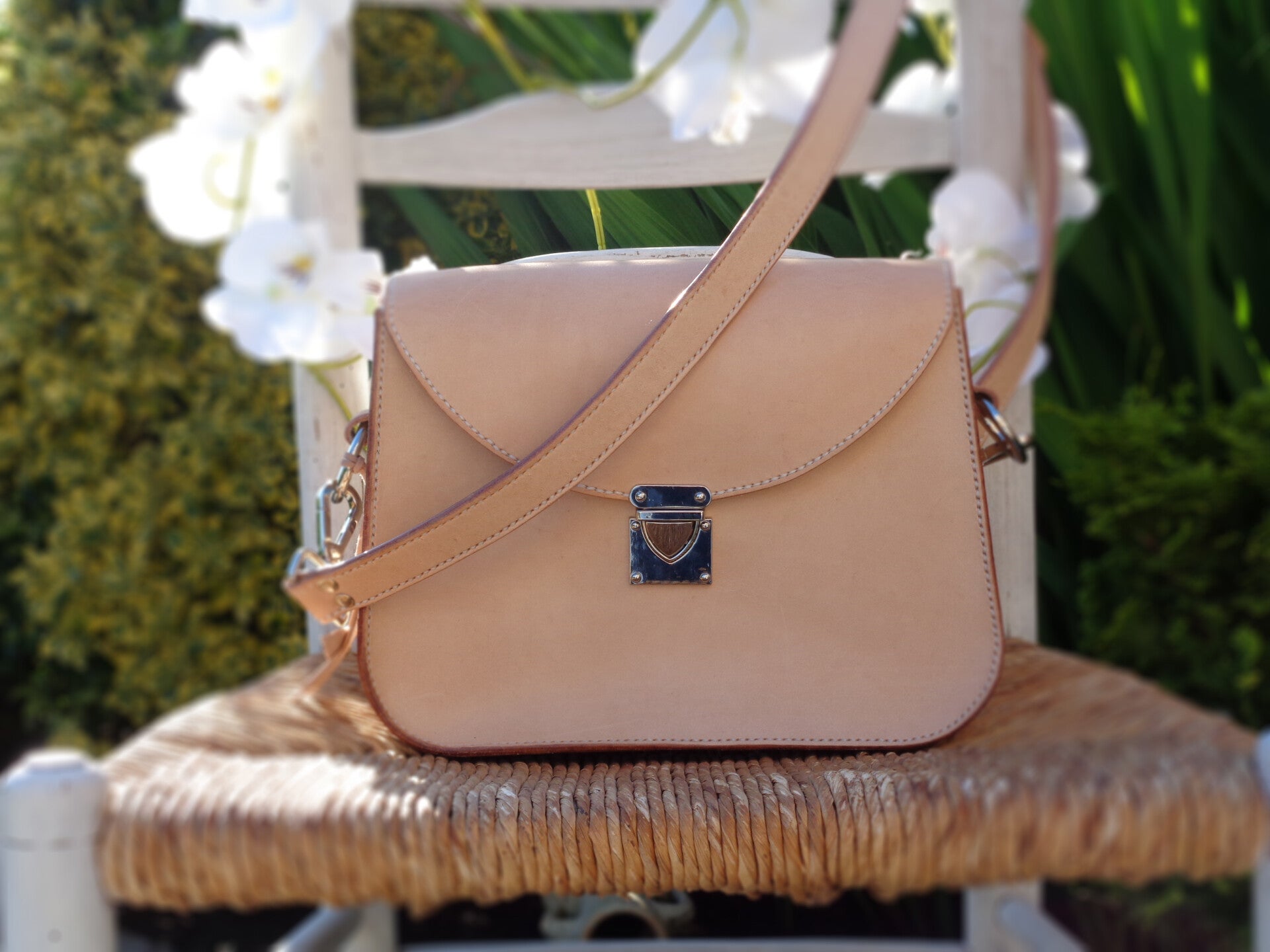 Lederen zadeltas Nasumaleather