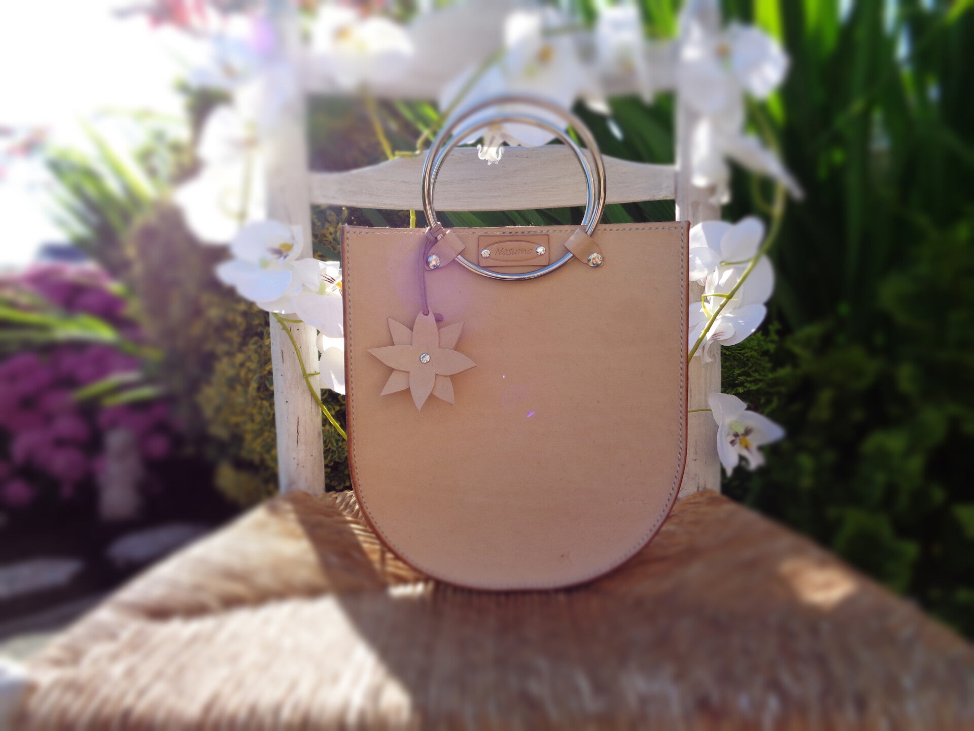 Lederen handtas Nasumaleather