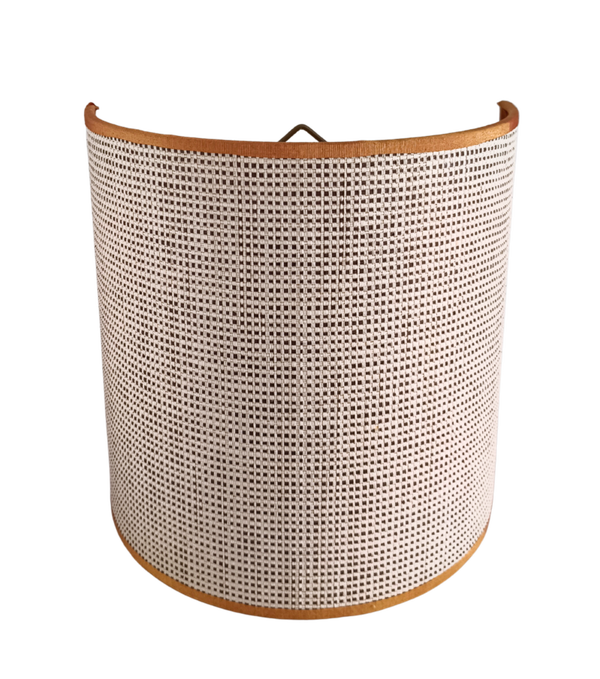 Wandlamp raffia 25cm breed
