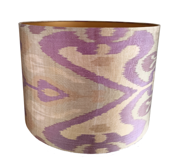 Lampenkap ikat lila/beige Ø 47cm