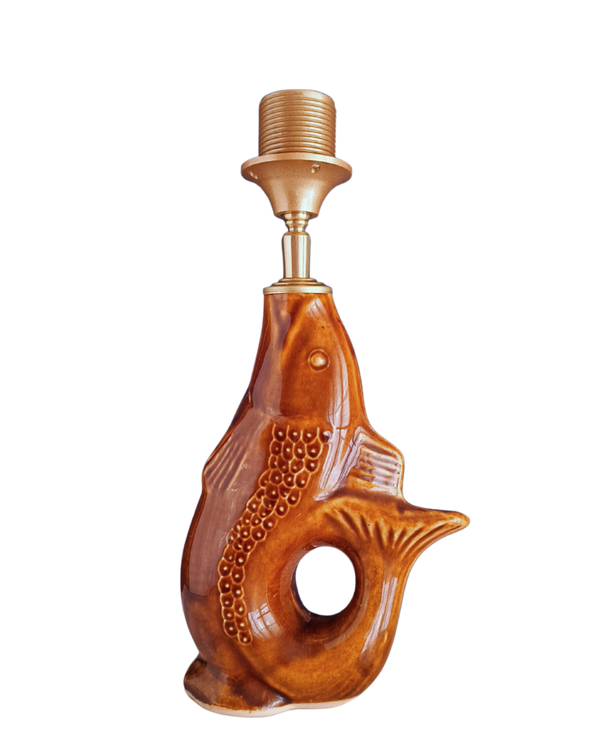 Lampenvoet vintage vis